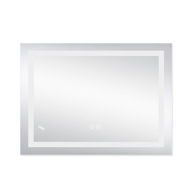 Зеркало Lidz Kubis 600х800 с LED-подсветкой Touch, с антизапотеванием, с диммером, рег. яркости Reverse LD78LF9048060, фото , зображення 3 | SNABZHENIE.com.ua Зеркало Lidz Kubis 600х800 с LED-подсветкой Touch, с антизапотеванием, с диммером, рег. яркости Reverse LD78LF9048060, фото , зображення 3 | SNABZHENIE.com.ua
