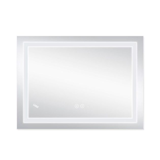 Зеркало Lidz Kubis 600х800 с LED-подсветкой Touch, с антизапотеванием, с диммером, рег. яркости Reverse LD78LF9048060, фото , зображення 4 | SNABZHENIE.com.ua Зеркало Lidz Kubis 600х800 с LED-подсветкой Touch, с антизапотеванием, с диммером, рег. яркости Reverse LD78LF9048060, фото , зображення 4 | SNABZHENIE.com.ua