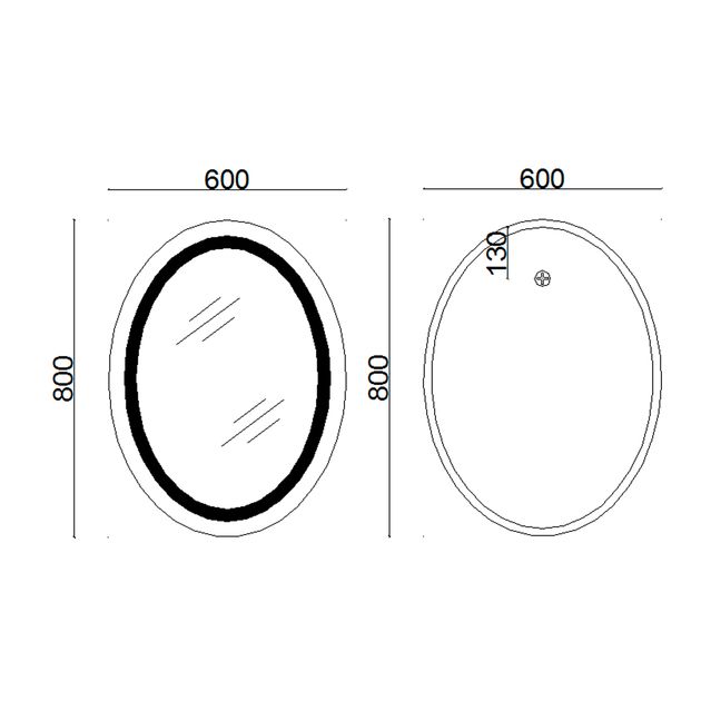 Зеркало Lidz Vida 800х600 с LED-подсветкой и антизапотеванием, фото , изображение 2 | SNABZHENIE.com.ua Зеркало Lidz Vida 800х600 с LED-подсветкой и антизапотеванием, фото , изображение 2 | SNABZHENIE.com.ua