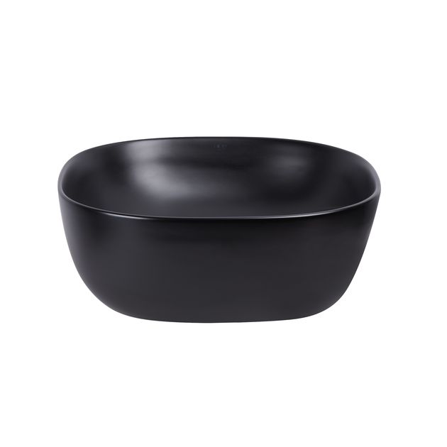 Раковина-чаша Qtap Kolibri 410x410x150 Matt black QT10112144MBMB, фото , зображення 2 | SNABZHENIE.com.ua Раковина-чаша Qtap Kolibri 410x410x150 Matt black QT10112144MBMB, фото , зображення 2 | SNABZHENIE.com.ua