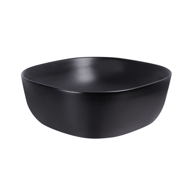Раковина-чаша Qtap Kolibri 410x410x150 Matt black QT10112144MBMB, фото , зображення 3 | SNABZHENIE.com.ua Раковина-чаша Qtap Kolibri 410x410x150 Matt black QT10112144MBMB, фото , зображення 3 | SNABZHENIE.com.ua