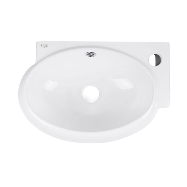 Раковина Qtap Leo 430x290x140 Белая QT11115011RW, фото  | SNABZHENIE.com.ua
