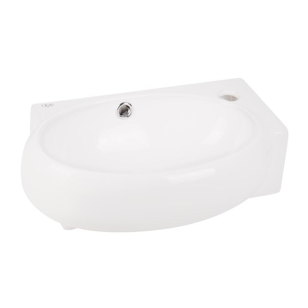 Раковина Qtap Leo 430x290x140 Белая QT11115011RW, фото , изображение 4 | SNABZHENIE.com.ua Раковина Qtap Leo 430x290x140 Белая QT11115011RW, фото , изображение 4 | SNABZHENIE.com.ua