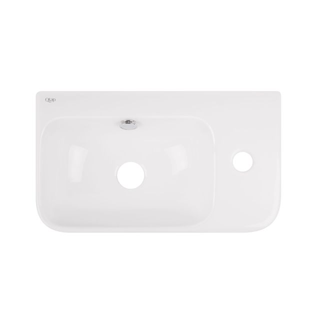 Раковина Qtap Tern 450x260x155 белая QT17115117RW, фото  | SNABZHENIE.com.ua