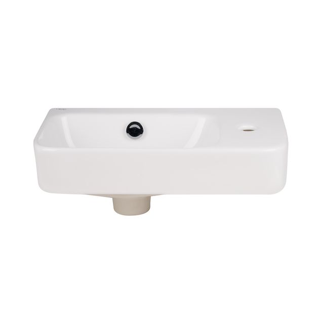 Раковина Qtap Tern 450x260x155 белая QT17115117RW, фото , изображение 3 | SNABZHENIE.com.ua Раковина Qtap Tern 450x260x155 белая QT17115117RW, фото , изображение 3 | SNABZHENIE.com.ua