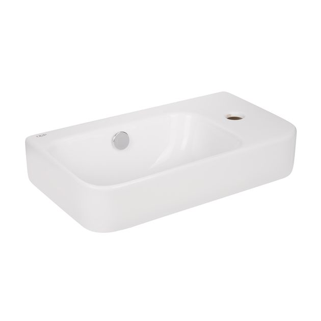 Раковина Qtap Tern 450x260x155 белая QT17115117RW, фото , изображение 4 | SNABZHENIE.com.ua Раковина Qtap Tern 450x260x155 белая QT17115117RW, фото , изображение 4 | SNABZHENIE.com.ua