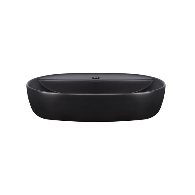Раковина-чаша Qtap Scorpio 610x400x120 Matt black QT142203MBMB, фото , зображення 3 | SNABZHENIE.com.ua Раковина-чаша Qtap Scorpio 610x400x120 Matt black QT142203MBMB, фото , зображення 3 | SNABZHENIE.com.ua