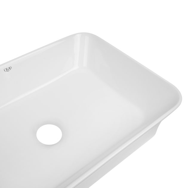 Раковина Qtap Virgo 490х350х110 White QT18112261W, фото , изображение 5 | SNABZHENIE.com.ua Раковина Qtap Virgo 490х350х110 White QT18112261W, фото , изображение 5 | SNABZHENIE.com.ua