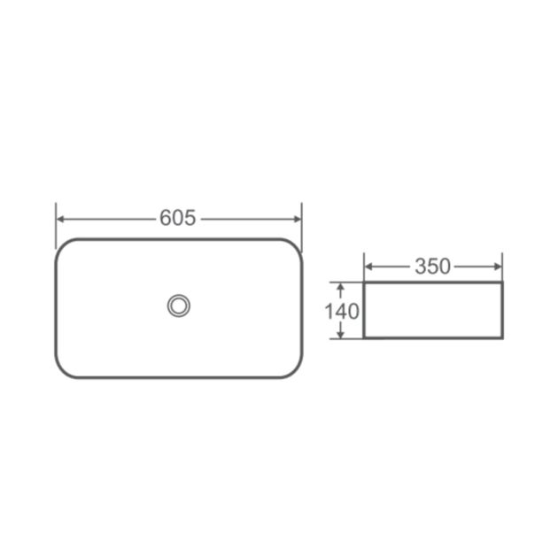 Раковина Qtap Tern 605x350x140 белая, фото , изображение 2 | SNABZHENIE.com.ua Раковина Qtap Tern 605x350x140 белая, фото , изображение 2 | SNABZHENIE.com.ua