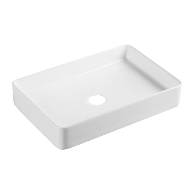 Раковина Qtap Tern 600x405x110 белая QT17112174W, фото  | SNABZHENIE.com.ua