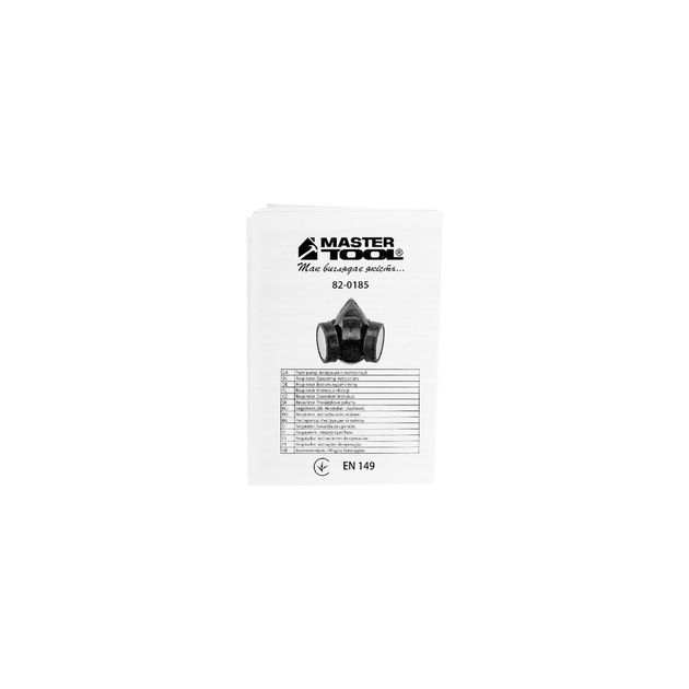 Респиратор-полумаска MASTERTOOL FFP1 R с 2 фильтрами P1 82-0185, фото , изображение 6 | SNABZHENIE.com.ua
