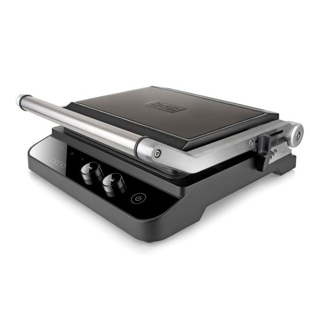 Гриль BLACK+DECKER BXGR2000E, 2000 Вт, с антипригарным покрытием, фото  | SNABZHENIE.com.ua