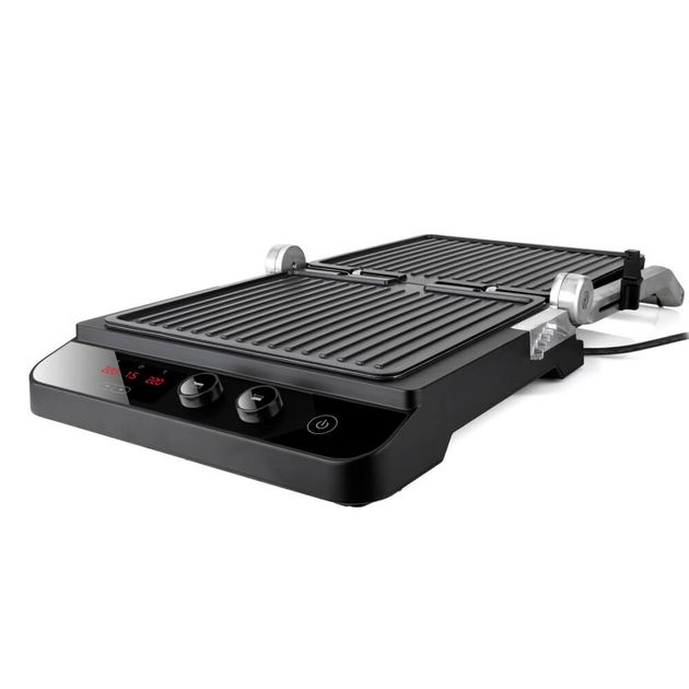 Гриль BLACK+DECKER BXGR2000E, 2000 Вт, с антипригарным покрытием, фото , изображение 3 | SNABZHENIE.com.ua Гриль BLACK+DECKER BXGR2000E, 2000 Вт, с антипригарным покрытием, фото , изображение 3 | SNABZHENIE.com.ua