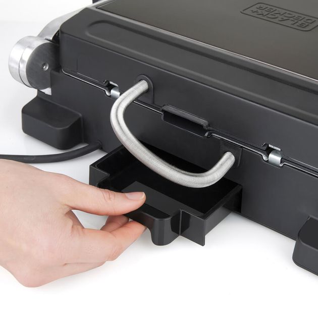 Гриль BLACK+DECKER BXGR2000E, 2000 Вт, с антипригарным покрытием, фото , изображение 6 | SNABZHENIE.com.ua Гриль BLACK+DECKER BXGR2000E, 2000 Вт, с антипригарным покрытием, фото , изображение 6 | SNABZHENIE.com.ua