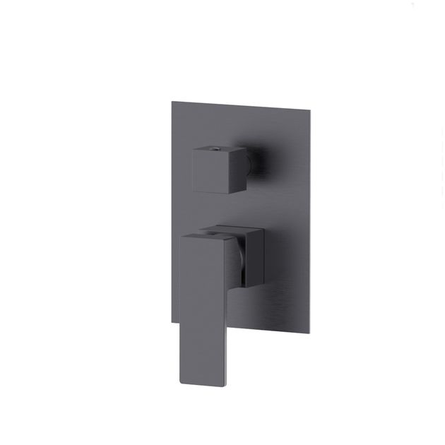 Душевая система Qtap Gemini скрытого монтажа, Gunmetal Black PVD, фото , изображение 3 | SNABZHENIE.com.ua Душевая система Qtap Gemini скрытого монтажа, Gunmetal Black PVD, фото , изображение 3 | SNABZHENIE.com.ua