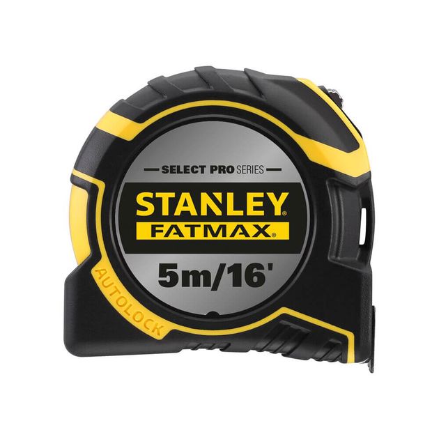 Рулетка STANLEY FatMax® Autolock 5 м/16', 25 мм, прорезиненный корпус, фото  | SNABZHENIE.com.ua