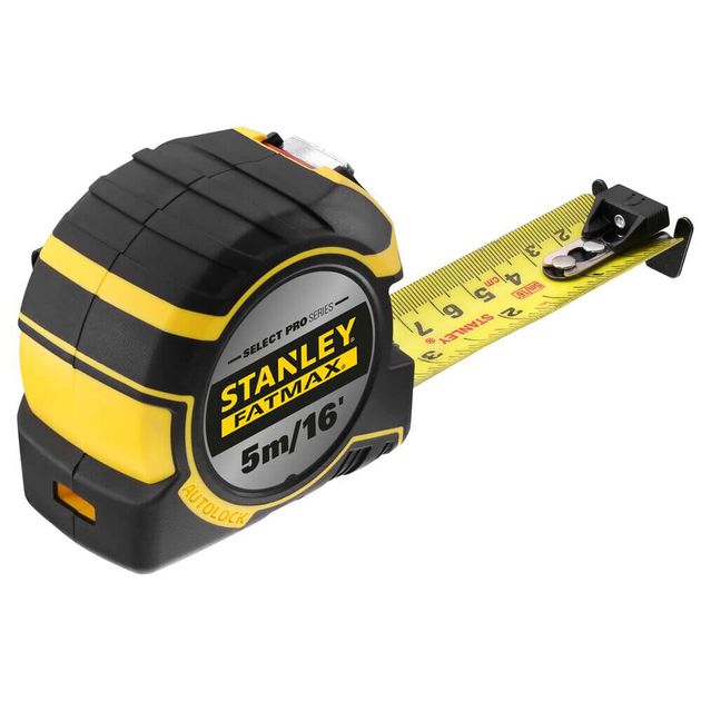 Рулетка измерительная FatMax®Autolock длиной 5 м/16, шириной 25 мм, в прорезиненном корпусес, двухсторонней шкалой STANLEY FMHT43242-0, фото , зображення 2 | SNABZHENIE.com.ua Рулетка измерительная FatMax®Autolock длиной 5 м/16, шириной 25 мм, в прорезиненном корпусес, двухсторонней шкалой STANLEY FMHT43242-0, фото , зображення 2 | SNABZHENIE.com.ua