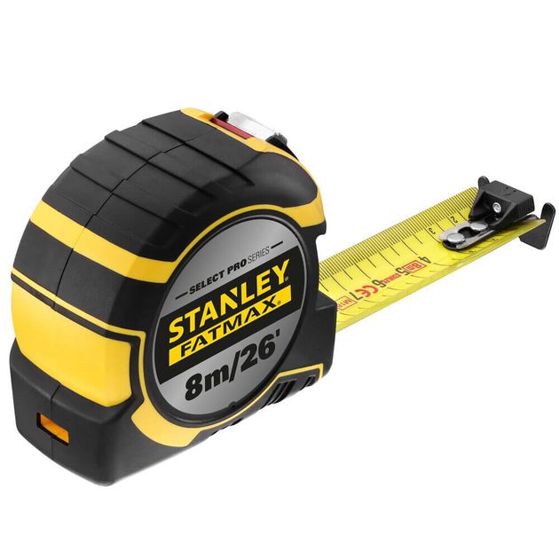 Рулетка измерительная FatMax®Autolock длиной 8 м/26, шириной 25 мм, в прорезиненном корпусес, двухсторонней шкалой STANLEY FMHT43243-0, фото , зображення 2 | SNABZHENIE.com.ua Рулетка измерительная FatMax®Autolock длиной 8 м/26, шириной 25 мм, в прорезиненном корпусес, двухсторонней шкалой STANLEY FMHT43243-0, фото , зображення 2 | SNABZHENIE.com.ua