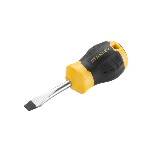 Отвертка STANLEY Cushion Grip 45 мм с расширяющимся жалом SL 6.5, фото  | SNABZHENIE.com.ua