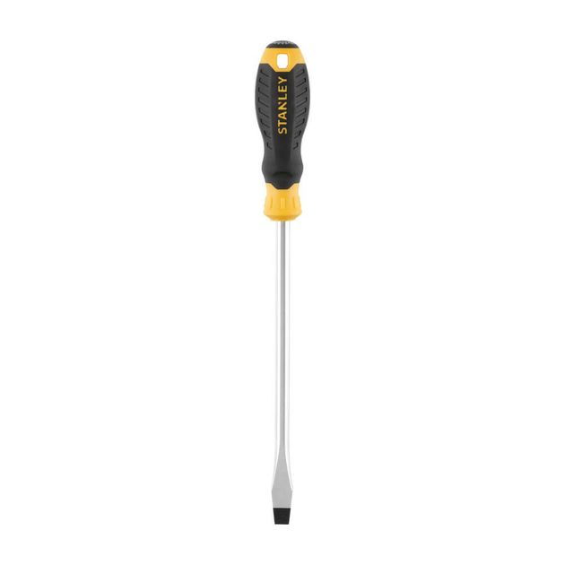 Отвертка Cushion Grip длиной 200 мм с расширяющимся жалом под шлиц SL 10 STANLEY STHT16150-0, фото , зображення 2 | SNABZHENIE.com.ua Отвертка Cushion Grip длиной 200 мм с расширяющимся жалом под шлиц SL 10 STANLEY STHT16150-0, фото , зображення 2 | SNABZHENIE.com.ua