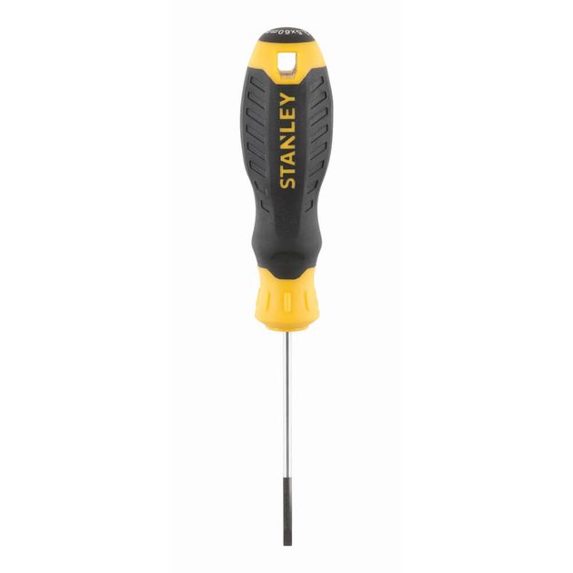 Отвертка Cushion Grip длиной 60 мм с параллельным жалом под шлиц SL 2.5 STANLEY STHT16151-0, фото , зображення 2 | SNABZHENIE.com.ua Отвертка Cushion Grip длиной 60 мм с параллельным жалом под шлиц SL 2.5 STANLEY STHT16151-0, фото , зображення 2 | SNABZHENIE.com.ua