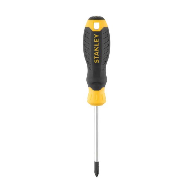 Отвертка Cushion Grip под шлиц Ph1 с длиной жала 75 мм STANLEY STHT16155-0, фото , зображення 2 | SNABZHENIE.com.ua Отвертка Cushion Grip под шлиц Ph1 с длиной жала 75 мм STANLEY STHT16155-0, фото , зображення 2 | SNABZHENIE.com.ua