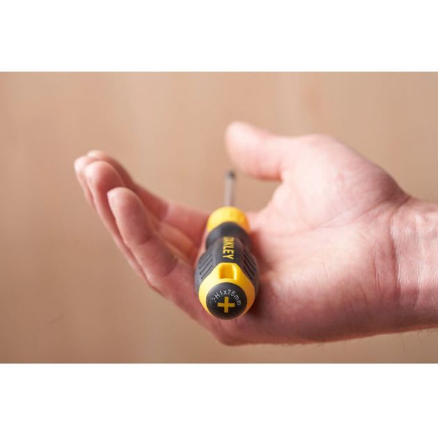 Отвертка Cushion Grip под шлиц Ph1 с длиной жала 75 мм STANLEY STHT16155-0, фото , зображення 4 | SNABZHENIE.com.ua Отвертка Cushion Grip под шлиц Ph1 с длиной жала 75 мм STANLEY STHT16155-0, фото , зображення 4 | SNABZHENIE.com.ua
