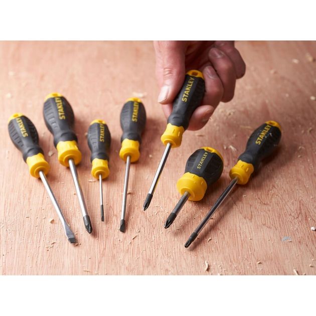 Отвертка Cushion Grip под шлиц Ph1 с длиной жала 75 мм STANLEY STHT16155-0, фото , зображення 5 | SNABZHENIE.com.ua Отвертка Cushion Grip под шлиц Ph1 с длиной жала 75 мм STANLEY STHT16155-0, фото , зображення 5 | SNABZHENIE.com.ua
