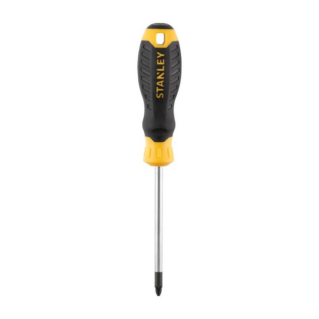 Отвертка STANLEY Cushion Grip Pz2, жало 100 мм, STHT16163-0, фото , изображение 2 | SNABZHENIE.com.ua Отвертка STANLEY Cushion Grip Pz2, жало 100 мм, STHT16163-0, фото , изображение 2 | SNABZHENIE.com.ua