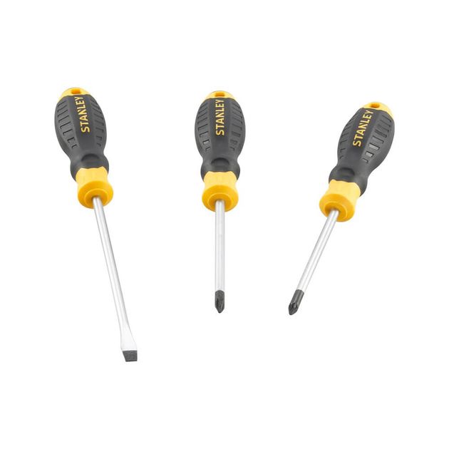 Набор из 3 отверток CushionGrip STANLEY STHT16168-0, фото  | SNABZHENIE.com.ua
