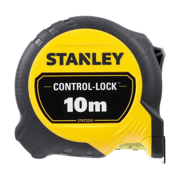 Рулетка CONTROL-LOCK 10 м, 25 мм, двухсторонняя шкала STANLEY, фото  | SNABZHENIE.com.ua