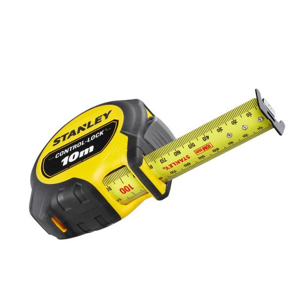 Рулетка CONTROL-LOCK 10 м, 25 мм, двухсторонняя шкала STANLEY, фото , изображение 3 | SNABZHENIE.com.ua Рулетка CONTROL-LOCK 10 м, 25 мм, двухсторонняя шкала STANLEY, фото , изображение 3 | SNABZHENIE.com.ua