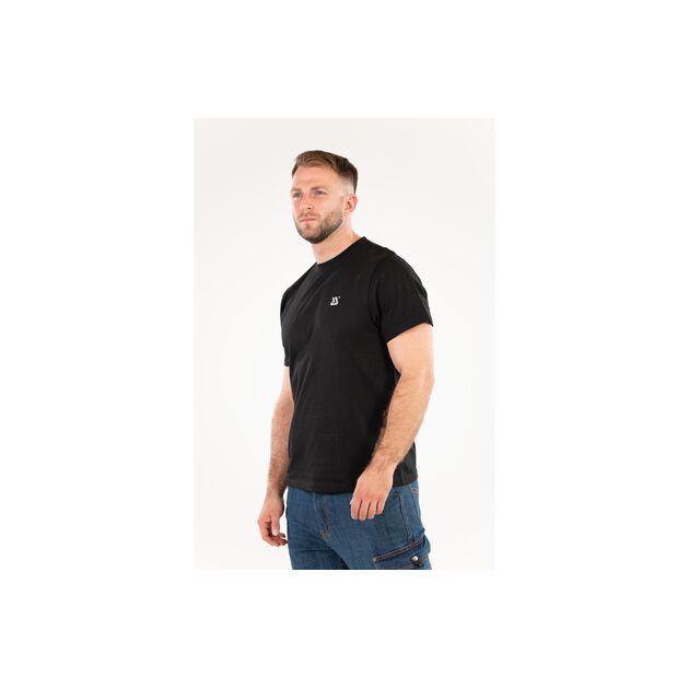 Футболка серії BASIC чорна YATO, розм. 2XL/ вис- 78 см х 61 см, 100%- бавовна [40], фото  | SNABZHENIE.com.ua