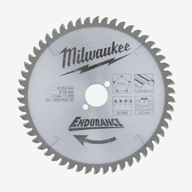 Диск пильный MILWAUKEE, Ø210/30мм, 54 зуба, фото  | SNABZHENIE.com.ua