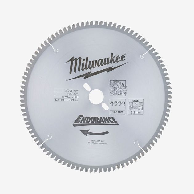 Диск пильный MILWAUKEE, Ø305x30мм, 100 зубьев, фото  | SNABZHENIE.com.ua