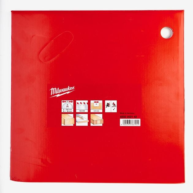 Диск пильный MILWAUKEE, Ø305x30мм, 100 зубьев, фото , изображение 2 | SNABZHENIE.com.ua