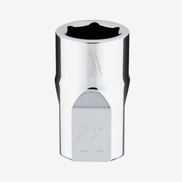 Головка 3/8'' MILWAUKEE хромированная метрическая, 11мм, фото  | SNABZHENIE.com.ua