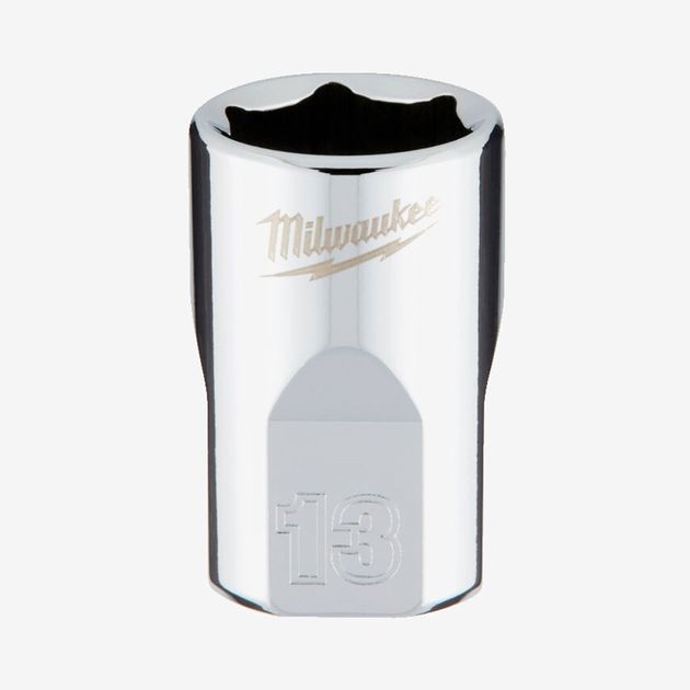 Головка хромированная метрическая 3/8'' MILWAUKEE, 13мм, фото  | SNABZHENIE.com.ua