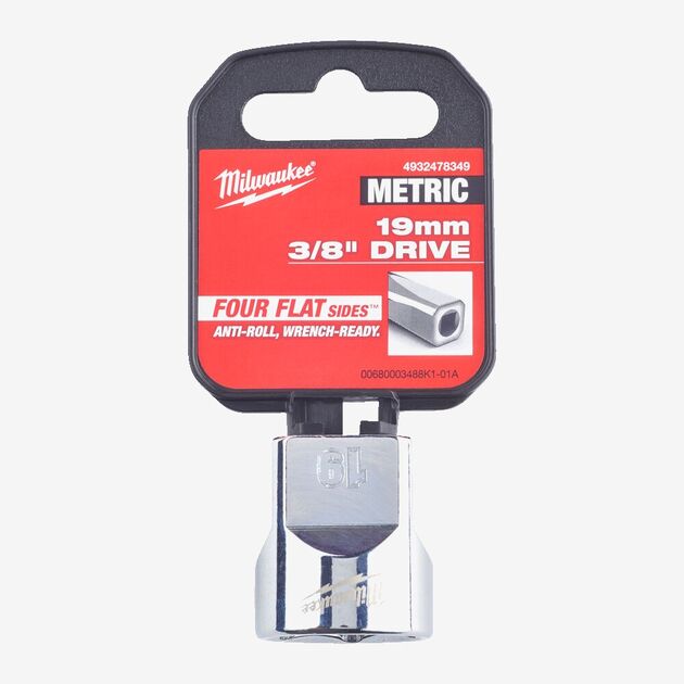 Головка хромована метрична 3/8'' MILWAUKEE, 19мм, фото , зображення 2 | SNABZHENIE.com.ua Головка хромована метрична 3/8'' MILWAUKEE, 19мм, фото , зображення 2 | SNABZHENIE.com.ua