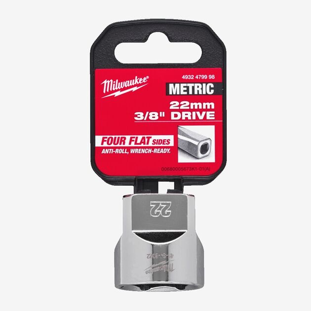 Головка хромована метрична 3/8'' MILWAUKEE, 22мм, фото , зображення 2 | SNABZHENIE.com.ua Головка хромована метрична 3/8'' MILWAUKEE, 22мм, фото , зображення 2 | SNABZHENIE.com.ua