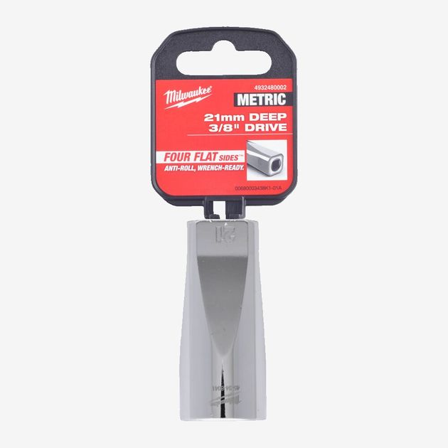 Головка хромированная метрическая 3/8'' MILWAUKEE, 21мм, фото , изображение 2 | SNABZHENIE.com.ua Головка хромированная метрическая 3/8'' MILWAUKEE, 21мм, фото , изображение 2 | SNABZHENIE.com.ua