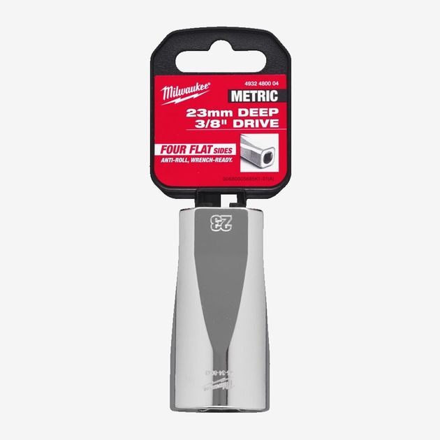 Головка хромована метрична подовжена 3/8'' MILWAUKEE, 23мм, фото , зображення 2 | SNABZHENIE.com.ua Головка хромована метрична подовжена 3/8'' MILWAUKEE, 23мм, фото , зображення 2 | SNABZHENIE.com.ua