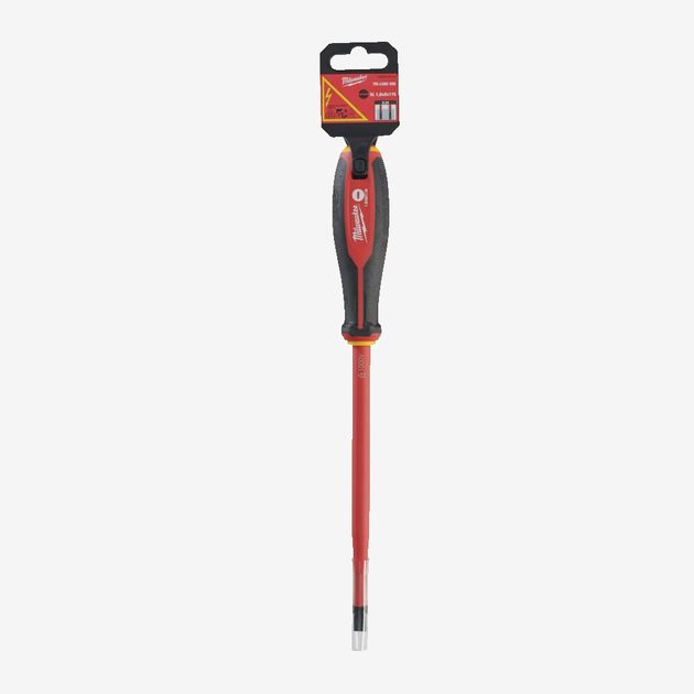 Викрутка VDE диэлектрическая MILWAUKEE SL 1,6х8,0х175мм, фото , изображение 2 | SNABZHENIE.com.ua Викрутка VDE диэлектрическая MILWAUKEE SL 1,6х8,0х175мм, фото , изображение 2 | SNABZHENIE.com.ua