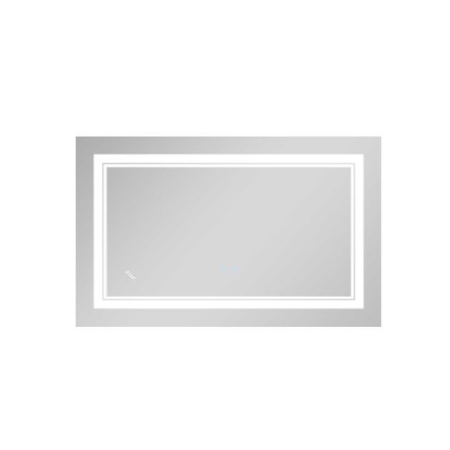 Зеркало Qtap Cardinal 500х700 с LED-подсветкой Touch, с антизапотеванием, с диммером, рег. темп. цвета (3000-6500K) Reverse QT0478C5070, фото , зображення 4 | SNABZHENIE.com.ua Зеркало Qtap Cardinal 500х700 с LED-подсветкой Touch, с антизапотеванием, с диммером, рег. темп. цвета (3000-6500K) Reverse QT0478C5070, фото , зображення 4 | SNABZHENIE.com.ua