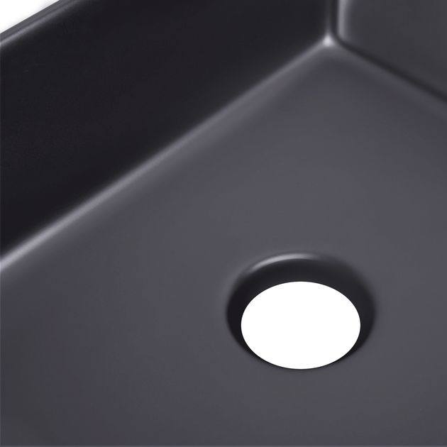 Раковина Qtap Tern 475х370х140 черная матовая QT172074MBMBN, фото , изображение 5 | SNABZHENIE.com.ua Раковина Qtap Tern 475х370х140 черная матовая QT172074MBMBN, фото , изображение 5 | SNABZHENIE.com.ua