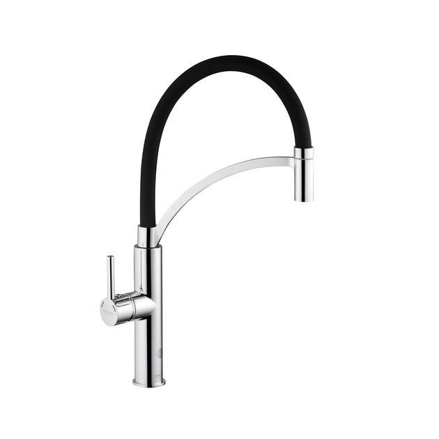Смеситель для кухни Kroner KRP Ersel C03900BLK, фото  | SNABZHENIE.com.ua
