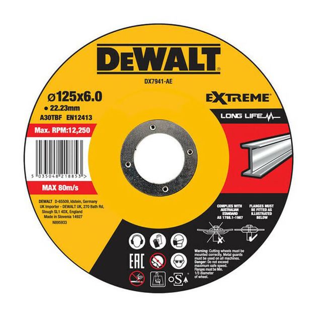 Круг шлифовальный DeWALT DX7941 EXTREME 125 мм, фото  | SNABZHENIE.com.ua