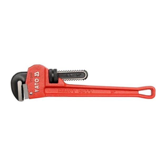 Ключ трубный прямой YATO : 300 мм (12), макс Ø= 1.5 (38mm) [6/12], фото  | SNABZHENIE.com.ua