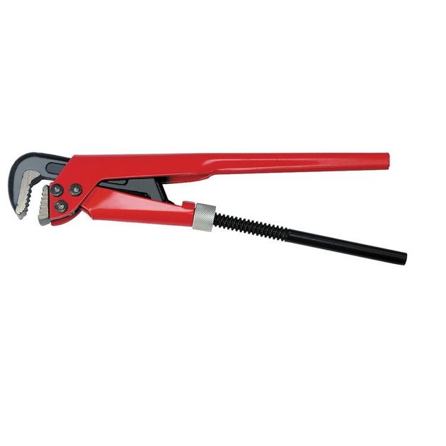 Ключ трубный MASTERTOOL 90° 2 закаленные губки, фото  | SNABZHENIE.com.ua