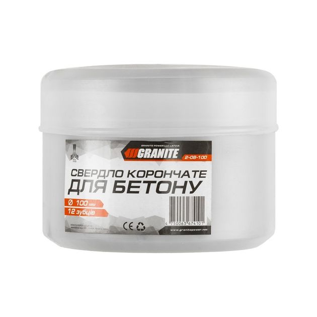 Сверло корончатое для бетона GRANITE 100 мм 12 зубцов, фото , изображение 2 | SNABZHENIE.com.ua